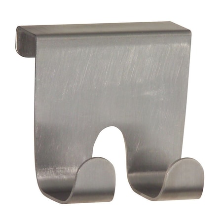 Idesign iDesign 2 in. L Brushed Nickel Silver Stainless Steel Medium Over the Cabinet Hook 1 pk 29430